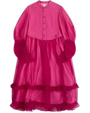 Renli Su Ruffled Dress - Pink