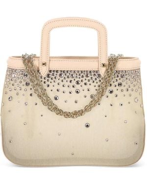 Rodo Crystal-Embellished Tote Bag - Natural