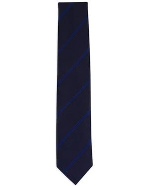 Tom Ford Cravate À Rayures - Blue