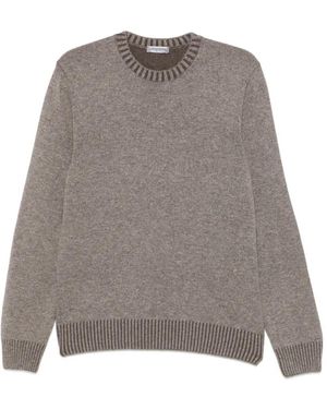 Vengera Gerippter Pullover - Grau