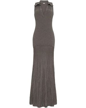 Adam Lippes Tashi Midi Dress - Gray
