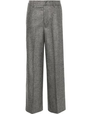 PT Torino Herringbone Trousers - Grey