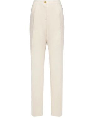 Elena Miro Flax Trousers - ホワイト