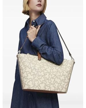 Tous Large Kaos Tote Bag - ブルー