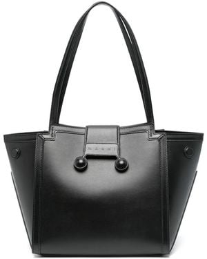 Marni Mini Riviera Tote Bag - Black