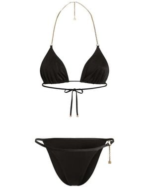 Dolce & Gabbana Bikini Triangular - Blanco