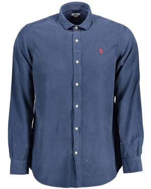 U.S. POLO ASSN. Button-Down Cotton Shirt - Blue