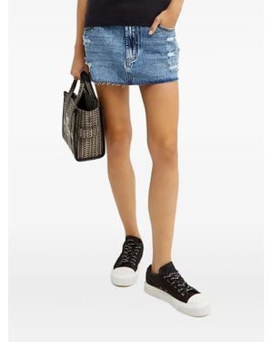 One Teaspoon Mini Denim Skirt - Blue