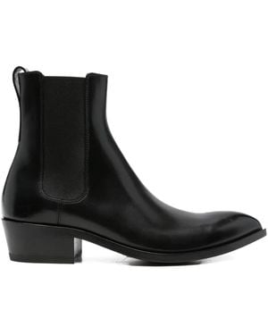 Tom Ford Stivali Chelsea A Punta - Nero