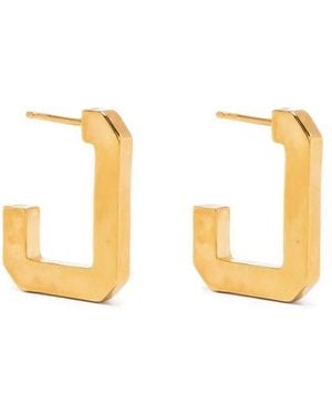Zadig & Voltaire Brass Hoop Earring - Metallic