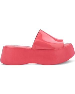 Melissa Becky Platform Sandals - Pink