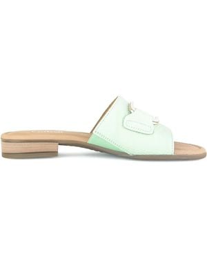 Gabor Buckle-Embellished Sandals - Green