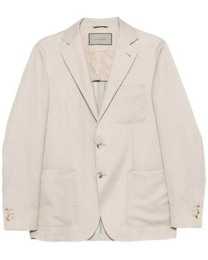 Canali Single-Breasted Blazer - Natural