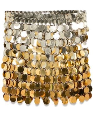 Rabanne Gradient-effect Mini Skirt - メタリック