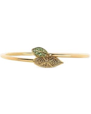 FULLORD Multi-Stone Leaf Bracelet - Metallic