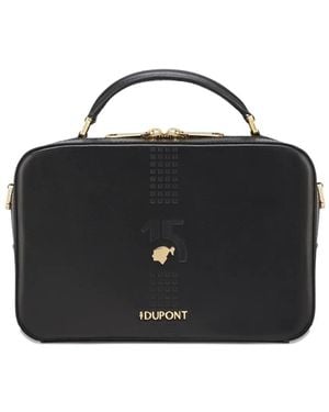 ST Dupont Logo-Print Shoulder Bag - Black