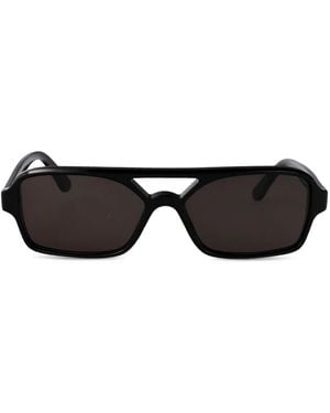 Retrosuperfuture Occhiali Da Sole Vico Rettangolari - Nero