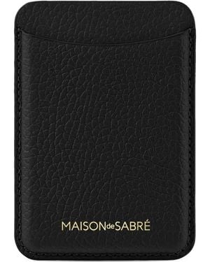 Maison De Sabre Portefeuille Magsafe En Cuir - Black