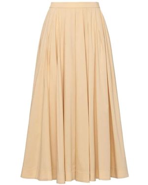 Cinq À Sept Doran Pleated A-Line Skirt - White