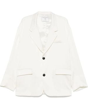 Societe Anonyme Einreihiger Blazer - Weiß