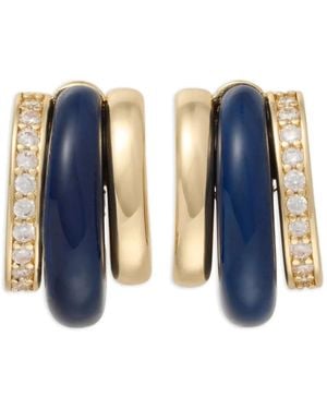 Roxanne Assoulin Pendientes The Stone Huggie - Azul