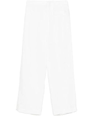 Reformation Joni Linen Cropped Pants - White