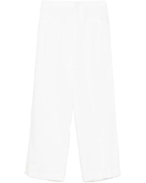 Reformation Pantalon Court Joni En Lin - Blanc
