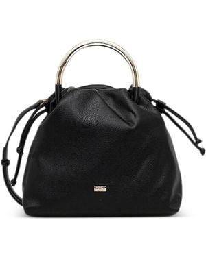 Morgan Logo-Plaque Cross-Body Bag - Black