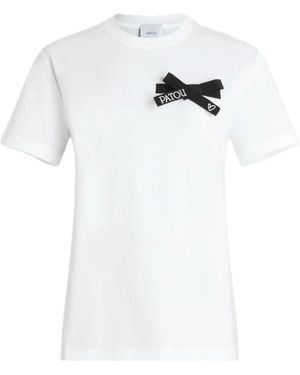 Patou Bow T-Shirt - White