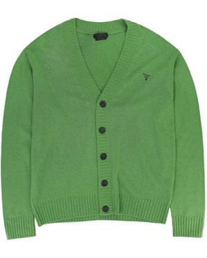 Prada Cashmere Cardigan - Green