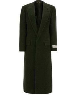 Victoria Beckham ウール コート - グリーン