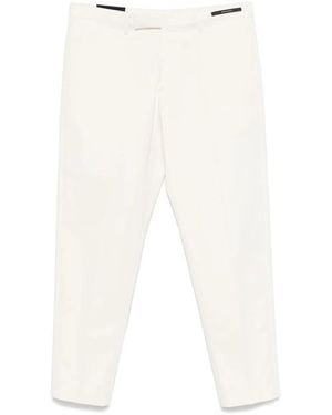 Michael Coal Pantalon À Plis Marqués - Blanc