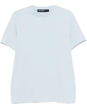 KARL LAGERFELD Logo-Motif T-Shirt - Blue