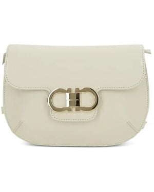 Ferragamo Bolso Gancini Mini - Neutro