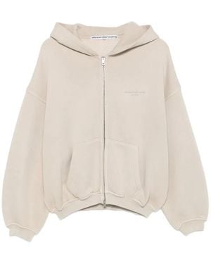 Alexander Wang Sudadera Con Capucha Y Logo - Neutro