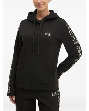 EA7 Logo Tracksuit - Black