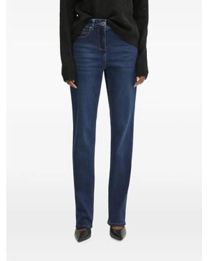 Morgan Pascal Straight-Leg Jeans - Blue