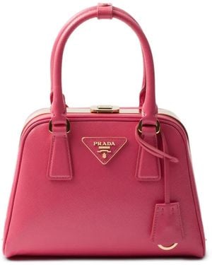 Prada Mini Pyramid Tote Bag - Pink