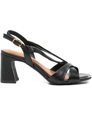 Tamaris Crossover-Strap Sandals - Black