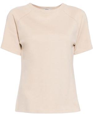 Goen.J Twist-Detailing Cotton T-Shirt - Natural