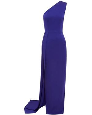 Alex Perry One-Shoulder Gown - Purple