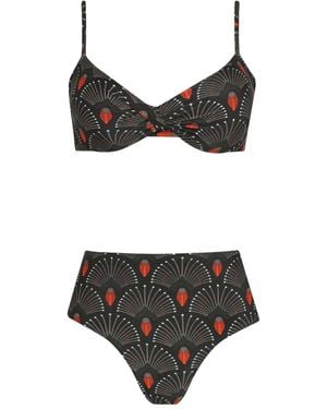 Lygia & Nanny Veronica Bikini Mit Knoten - Schwarz