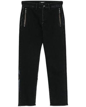 Undercover Zip-Detail Jeans - Black
