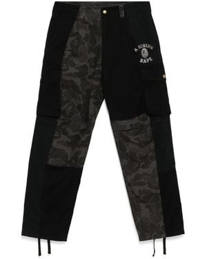 A Bathing Ape Asia Camo Army Pants - Black