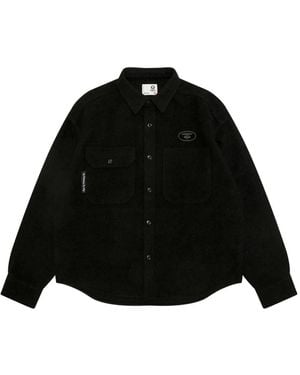 Aape By A Bathing Ape Pocket Logo Shirt - Black