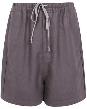 Rick Owens Bermudas Faun Con Cinturilla Elástica - Morado