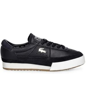Lacoste Aura Leather Sneakers - Black