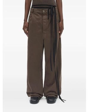 Ann Demeulemeester Polly 5 Pocket Jeans - Brown