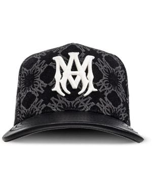 Amiri Baseball Cap With Logo - Black