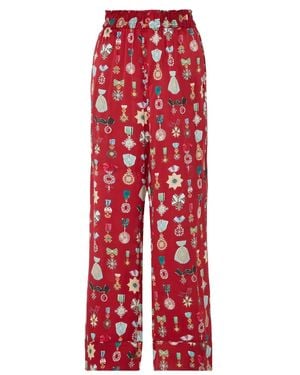 Temperley London プリント パンツ - レッド